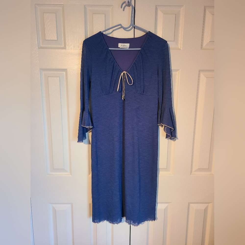 AGB Byer California Blue Dress Size 8